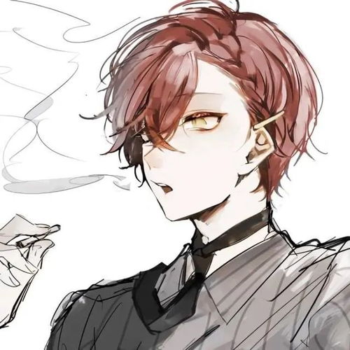 帅气动漫男生头像如果觉得人间不值得那就抬头看看星辰
