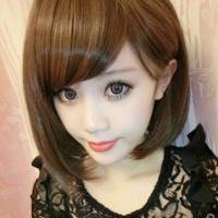 美女头像黑白短发