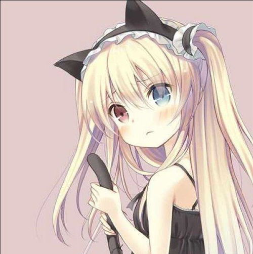 可爱卡通女猫qq头像动漫
