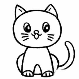 猫的简笔画图片比较难比较真实