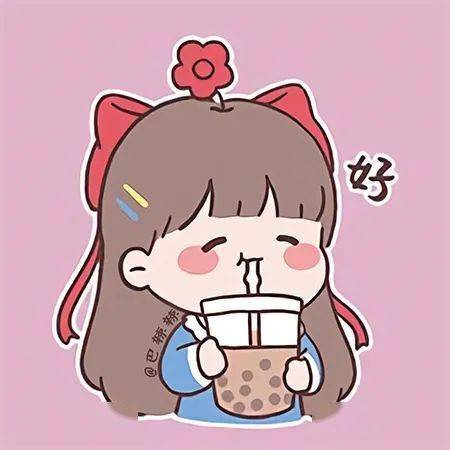 动漫卡通头像超可爱女生头像,可做团头