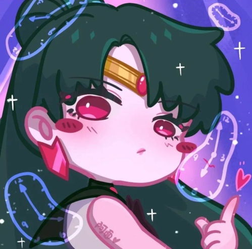 卡通动漫头像闺密女生美少女战士