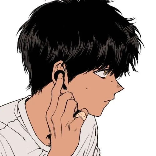 帅气动漫男生头像我偏爱着孤独却又假装活在人群中