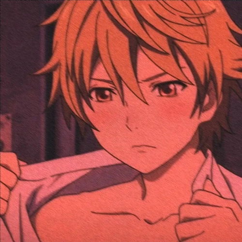 动漫男头像阳光生了锈,便成了时光