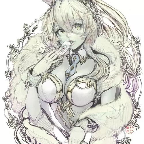 画师的动漫插画手绘与板绘的转换看着超过瘾
