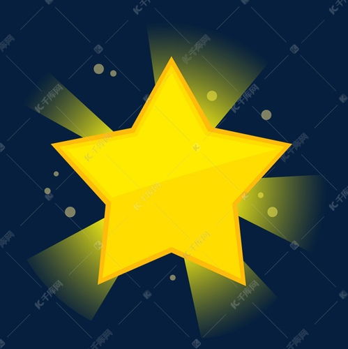闪烁的卡通星星元素素材图片免费下载千库网