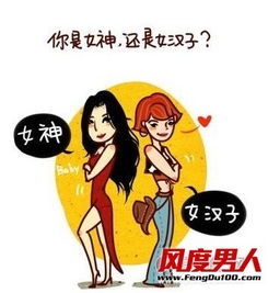 星热点女神与女汉子的一天区别漫画细说