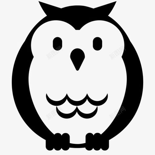 猫头鹰动物鸟图标ui图标设计图片免费下载页面网页平面电商创意素材智慧图标