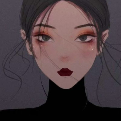 手绘高冷女头