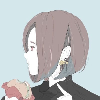 有没有好看的短发动漫女头像