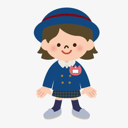 人物图标手绘卡通小人图片卡通可爱小女孩素材图片免费下载高清装饰图案png千库网图片编号93255