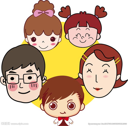 五口之家图片