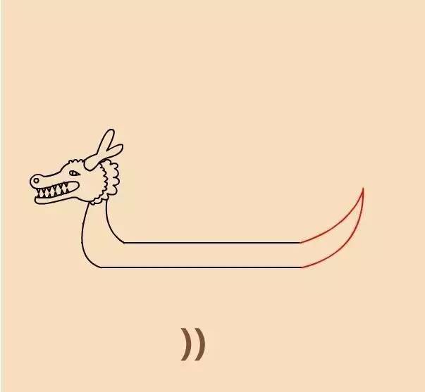 用最简单的英文儿歌小动画简笔画,教学端午节