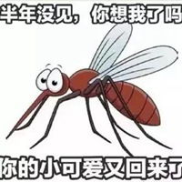 七彩蚊子表情包
