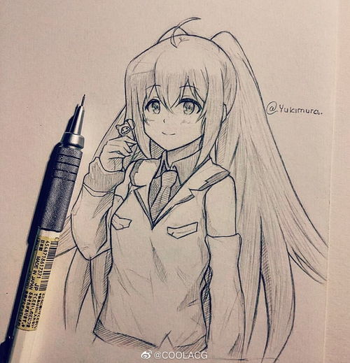 人物黑白动漫素材插画绘画线稿手绘长发短发堆糖,美图壁纸兴趣社区