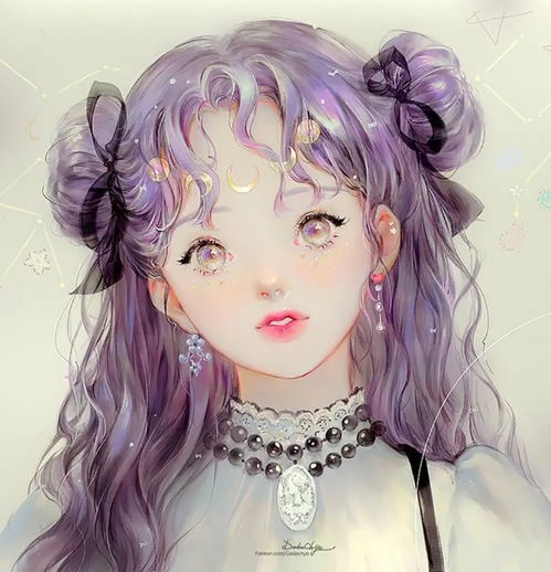 韩国女生头像甜美可爱卡通插画师