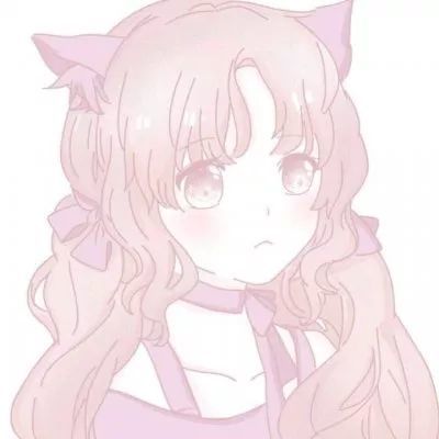 唯美梦幻粉色系动漫女生头像世界没有真相