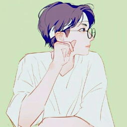 眼镜男卡通头像超酷戴眼镜的卡通男生头像高清图片