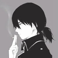 黑色qq头像男生男生动漫可爱的黑色qq头像