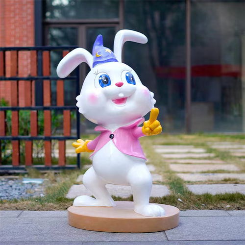 户外公仔卡通玻璃钢雕塑仿真动物雕塑顺德商场美陈展览装饰