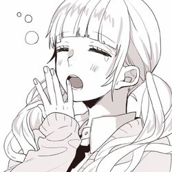 插画动漫二次元头像女