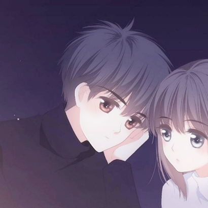 情侣头像卡通双人姐妹