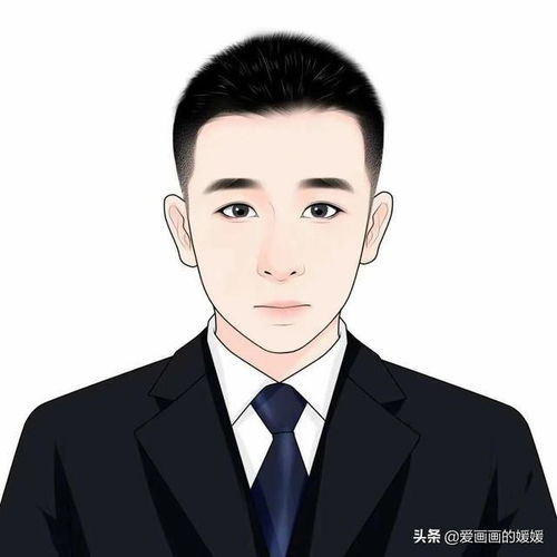 换一换你的微信头像吧,适合中年大叔的简约风漫画头像,快来选