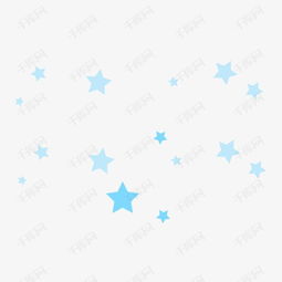 蓝色卡通五角星矢量图素材图片免费下载高清psd千库网图片编号10208922