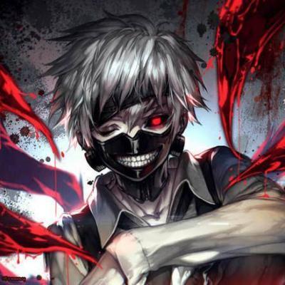 动漫喰种旧漫男生头像金木崩坏瞬间笑到最后的只能是我