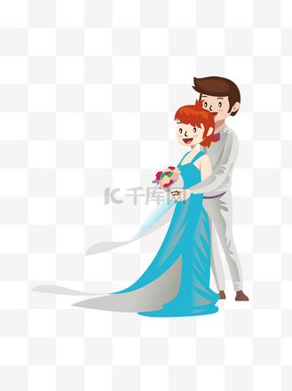 卡通婚纱照图片卡通婚纱照素材卡通婚纱照图片大全千库网