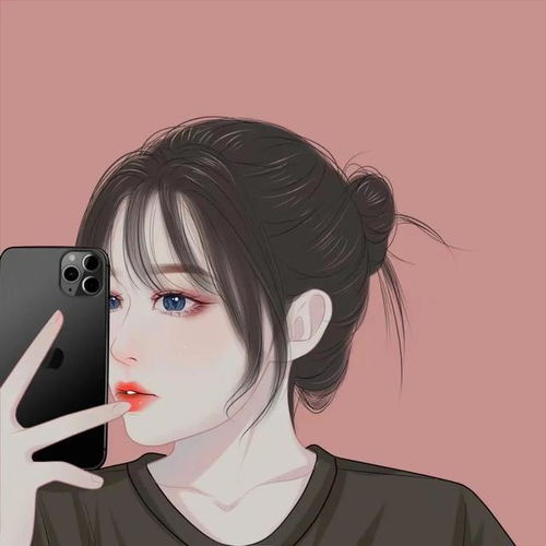 专属自己的手绘漫画头像,喵喵闺蜜头像情侣头像