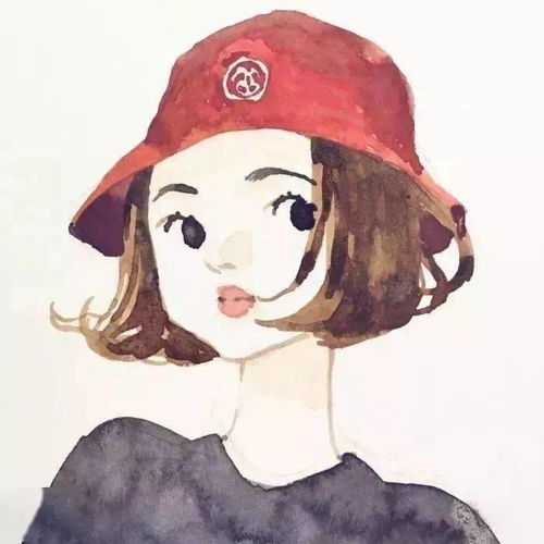 简单好看动漫女生头像