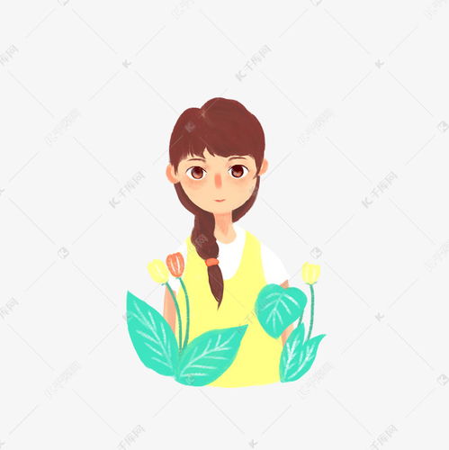 520清新情侣头像卡通女生素材图片免费下载千库网