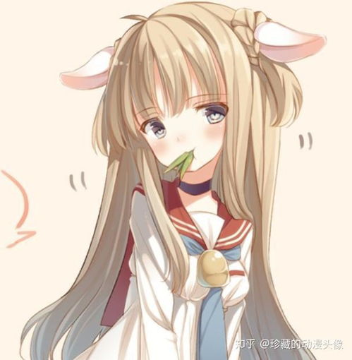 唯美头像卡通手绘插画,气质高雅,貌美如花的二次元美人