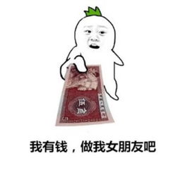男生向女生表白的表情包我有钱,做我女朋友
