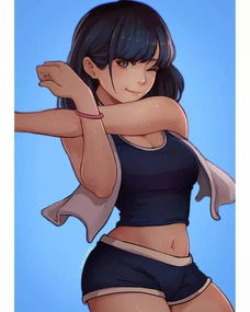 不喜欢肉肉女生勿点,这组动漫女生插画都是这个调调,反正我喜欢