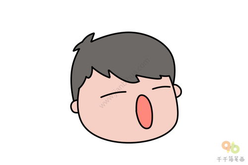 看图学画人物表情包简笔画零基础也可以学会宝宝轻松学画画