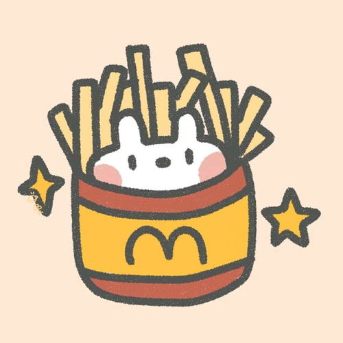 美食卡通头像动画