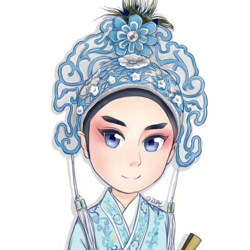 戏曲卡通q图合集戏曲也时尚