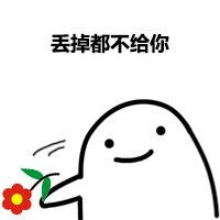 给你小花一套的表情包