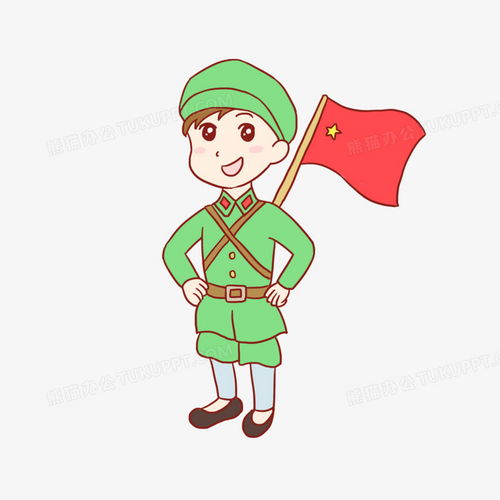 国庆军人建国手绘卡通元素png图片素材免费下载手绘png20002000像素熊猫办公