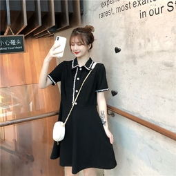 时尚连衣裙女时髦超仙韩版少女气质收腰甜美名媛森系洋气钉珠新款