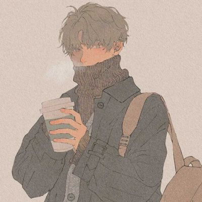 卡通男生头像手绘插画男生