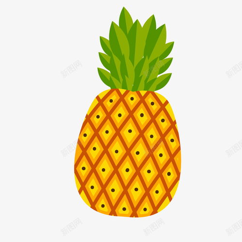 卡通菠萝矢量图高清素材设计图片免费下载页面网页平面电商创意素材png素材素材