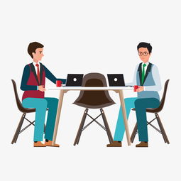喝茶办公的商务男人矢量素材图片素材其他格式下载动漫人物大全