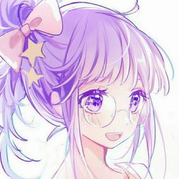 2018唯美紫色系的动漫女生头像大卡通动漫头像我要个性网