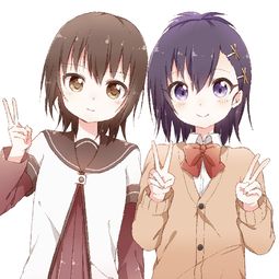 帅气头像卡通可爱轻松百合