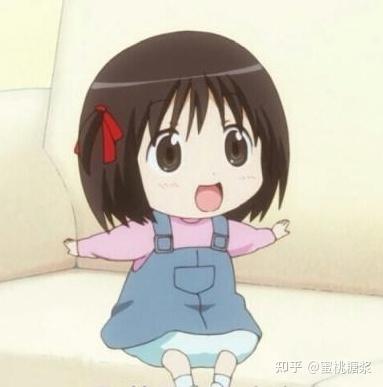 卡通头像女呆萌戴眼镜练瑜伽