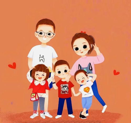 亲子头像更新了新年快乐