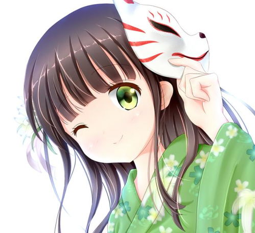 二次元和风女头像动感美丽的少女,对未来充满了希望,期待美好的一切